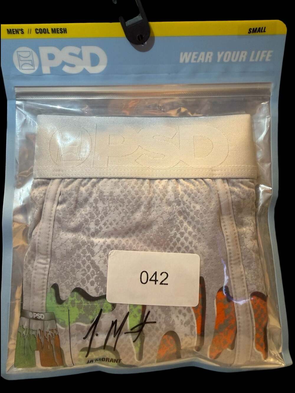 PSD Ja Morant Mismatched Cool Mesh Boxer Briefs Size Small